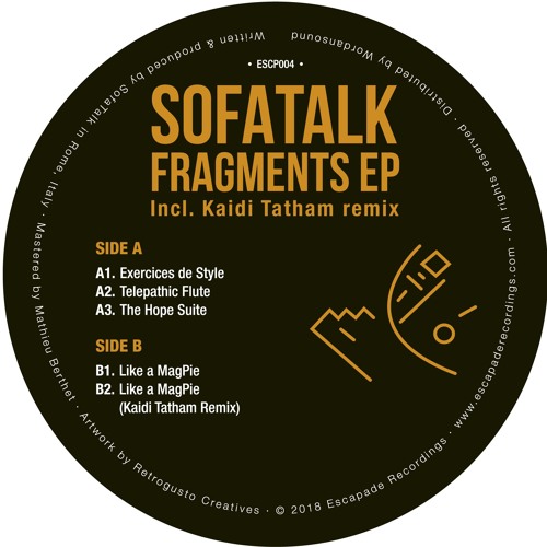 SofaTalk - Fragments EP (incl. Kaidi Tatham Remix)
