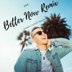 Post Malone- Better Now (Zak Remix)