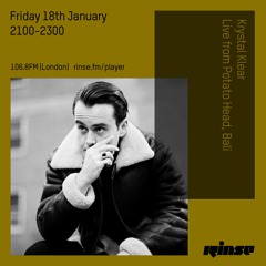 Krystal Klear (Live from Potato Head, Bali) - 18th January 2019