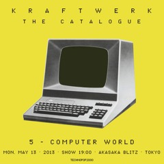 Kraftwerk - Computer Love - Akasaka Blitz, Tokyo, 2013-05-13