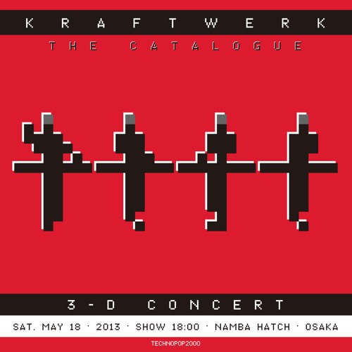 Kraftwerk - Pocket Calculator/Dentaku - Namba Hatch, Osaka, 2013-05-18