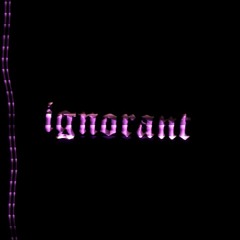 ignorant (prod. useless)