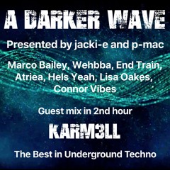 #205 A Darker Wave 19-01-2019 with guest mix in 2nd hr karm3ll