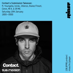 Contact x Submission Takeover: Youngsta ft. SP:MC - 19th January 2019
