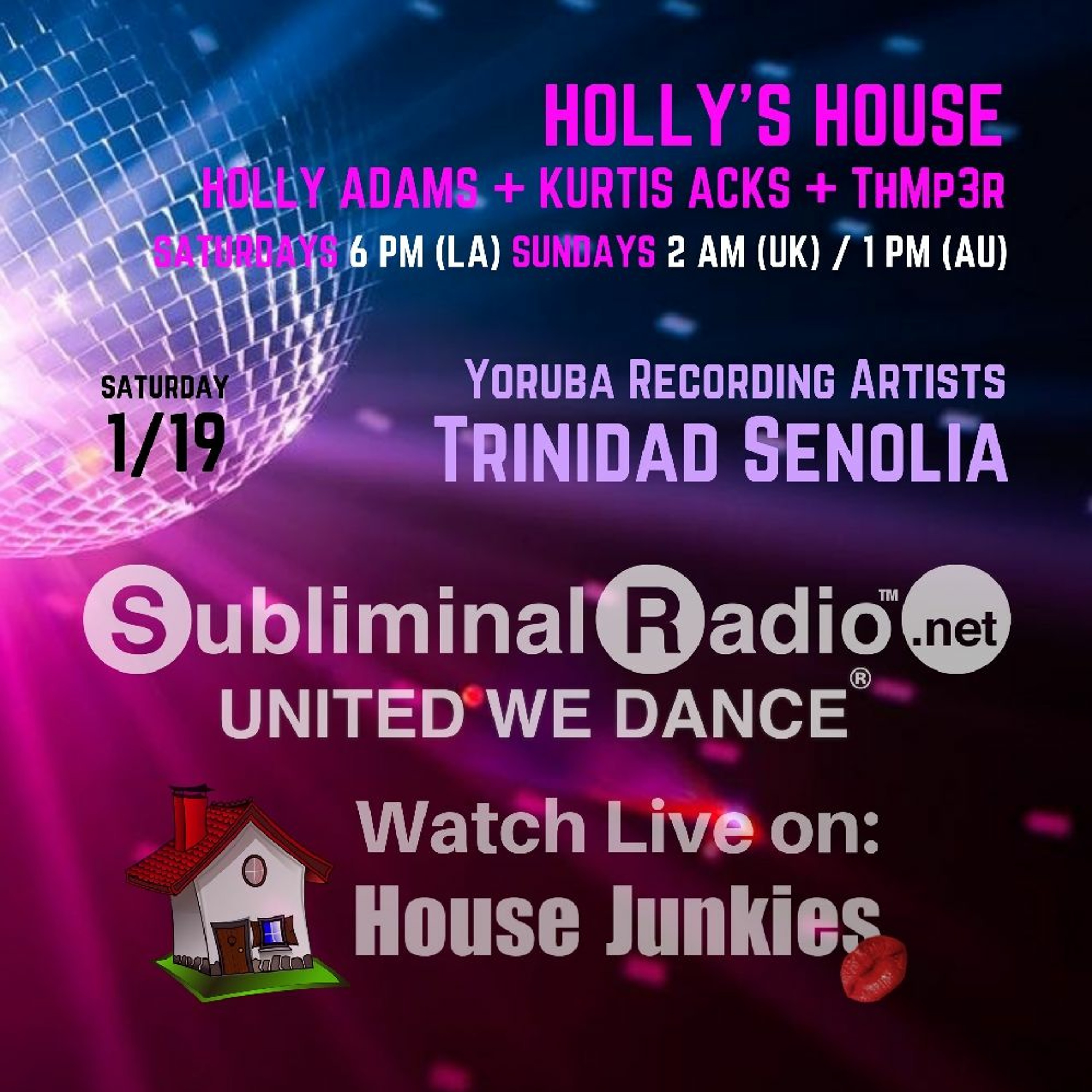 Holly and Kurtis | Holly's House on Subliminal Radio | Show 059 episode artwork