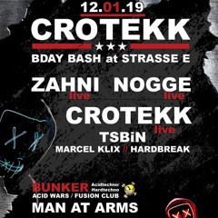 Crotekk Bday Liveset @ Reithalle Strasse E Dresden 12.01.2019