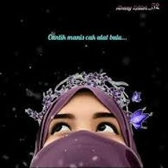 Adek Berjilbab Ungu(lirik music video)