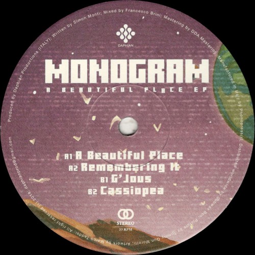 Monogram - A Beautiful Place EP (DPV004)