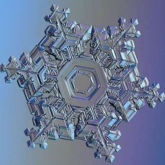 Un Flocon De Neige En Chute Libre