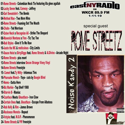 Eastnyradio 1 11 19 On Wkcr 899fm With Rome Streetz By