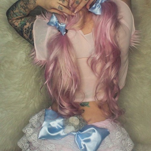 Anyone here like the pastel goth aesthetic?:) nudes by Jasmine_Erotica