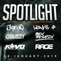 DJ Baker and MC Jonesy Present Spotlight - feat MCs Ben Rushin Colesy Kavo Jordo Rage Lewis P