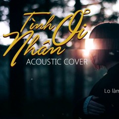 Lyrics Video - ACOUSTIC COVER - TÌNH NHÂN ƠI ! Orange X Binz (Buồn Version)