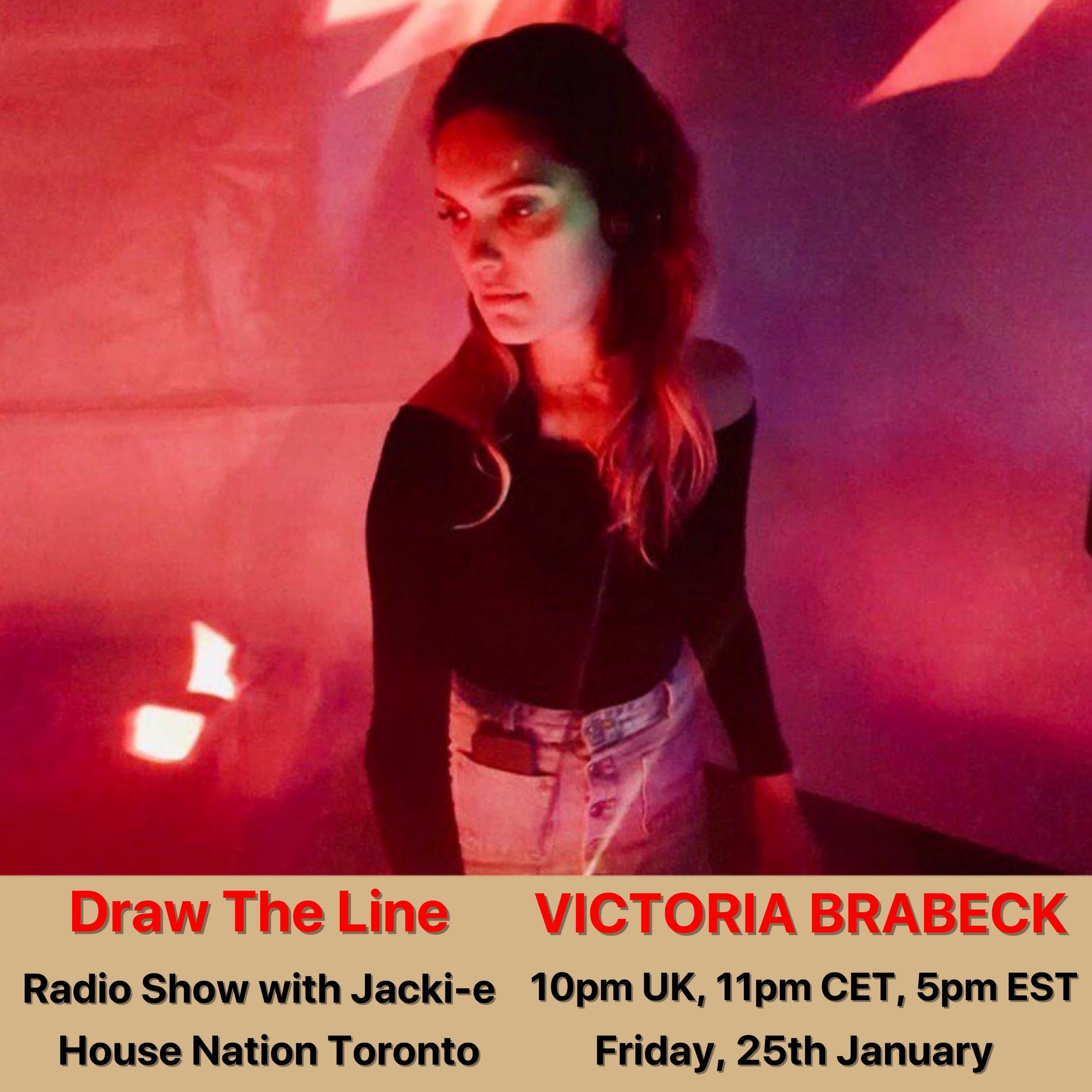 Jacki-E and Draw The Line Radio Show