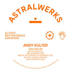 ANDY KULTER - YOU SAY