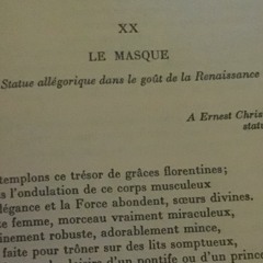 Le Masque, Charles Baudelaire.