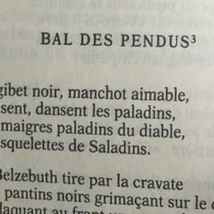 Bal des pendus, Arthur Rimbaud.