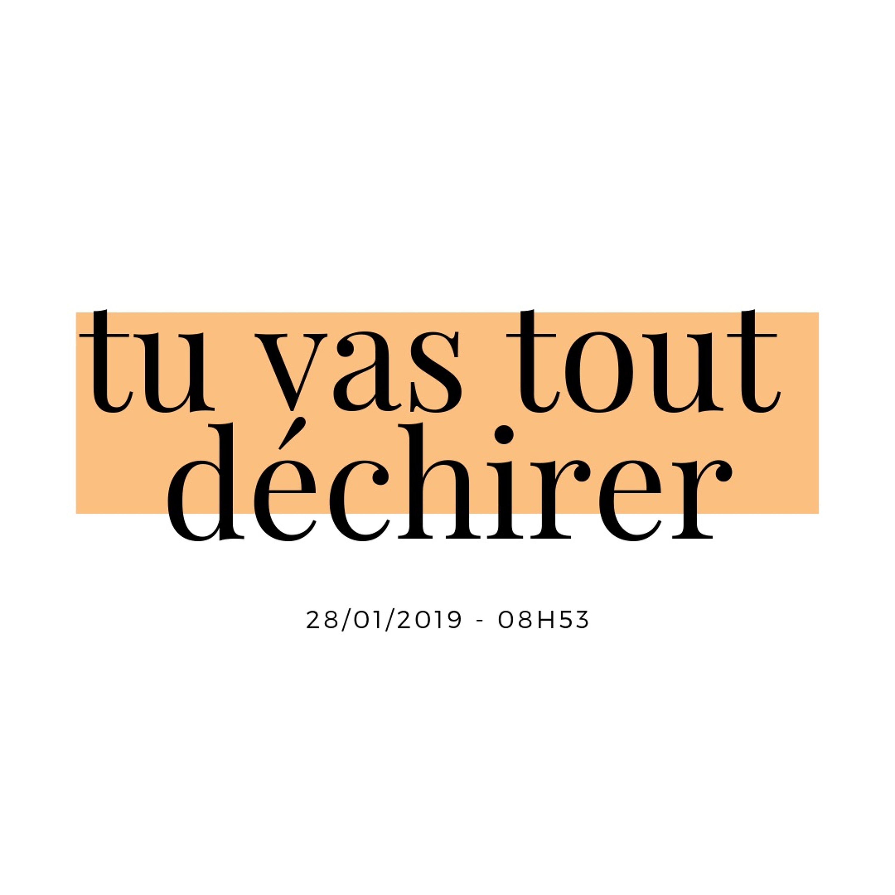 Je t\'appelle pour...