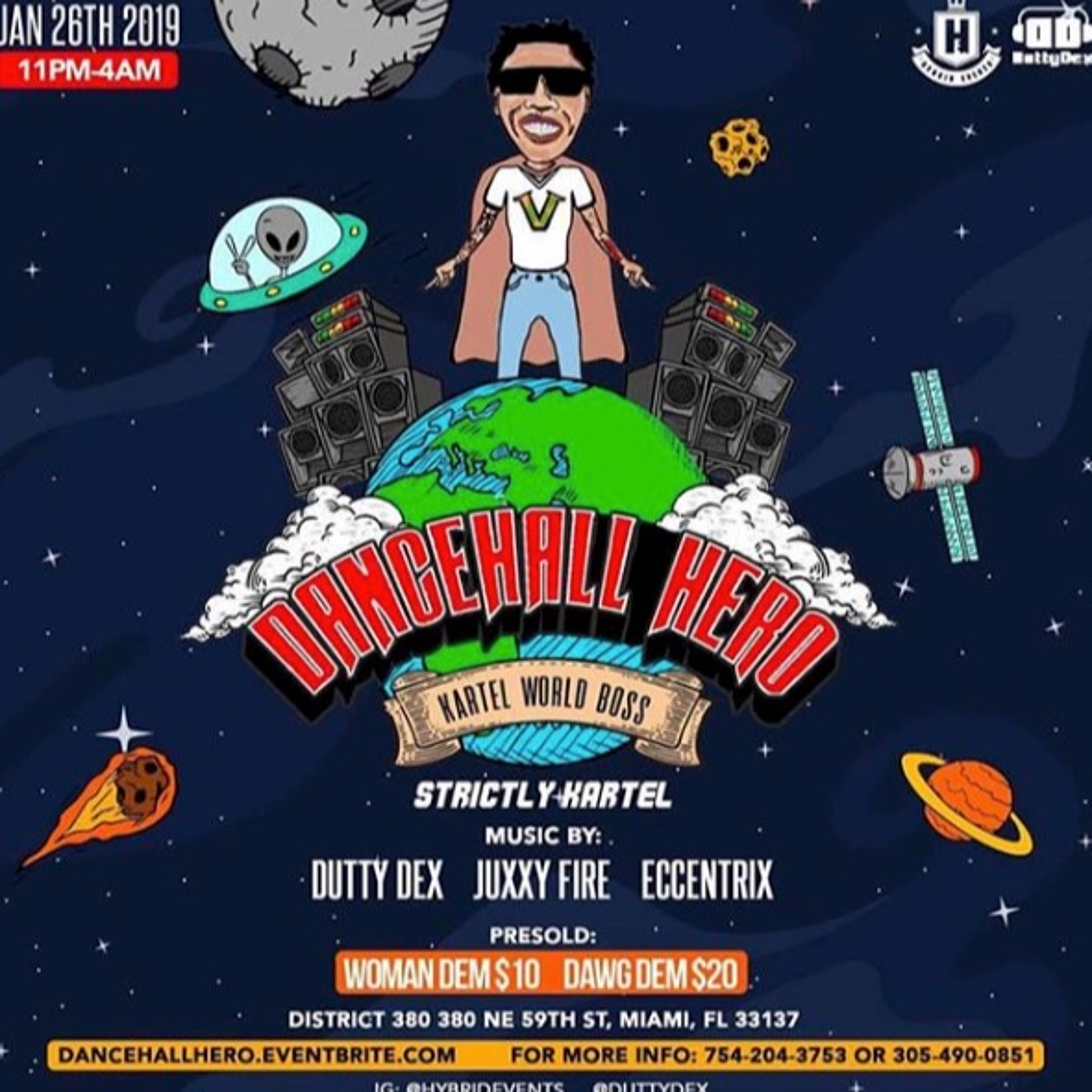 Eccentrix Sound + Dutty Dex + Sir Toxik @ Dancehall Hero (100% Vybz Kartel) 1/26/19 (LIVE AUDIO) episode artwork
