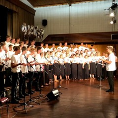 Sarkandaiļa roze auga (SATB)