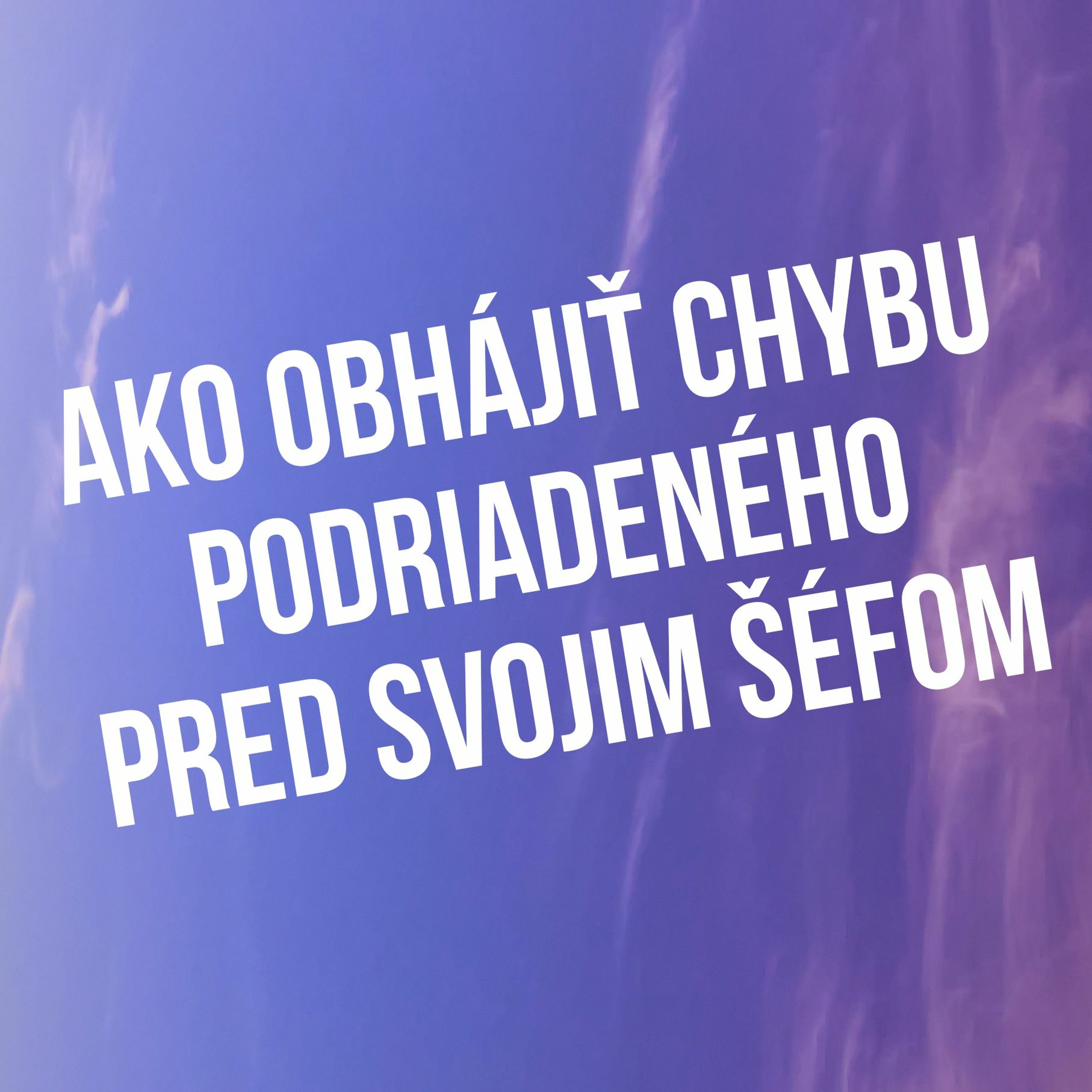Sprievodca Manažéra