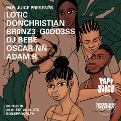 BR0NZ3 G0DD3SS | Papi Juice x Boiler Room New York