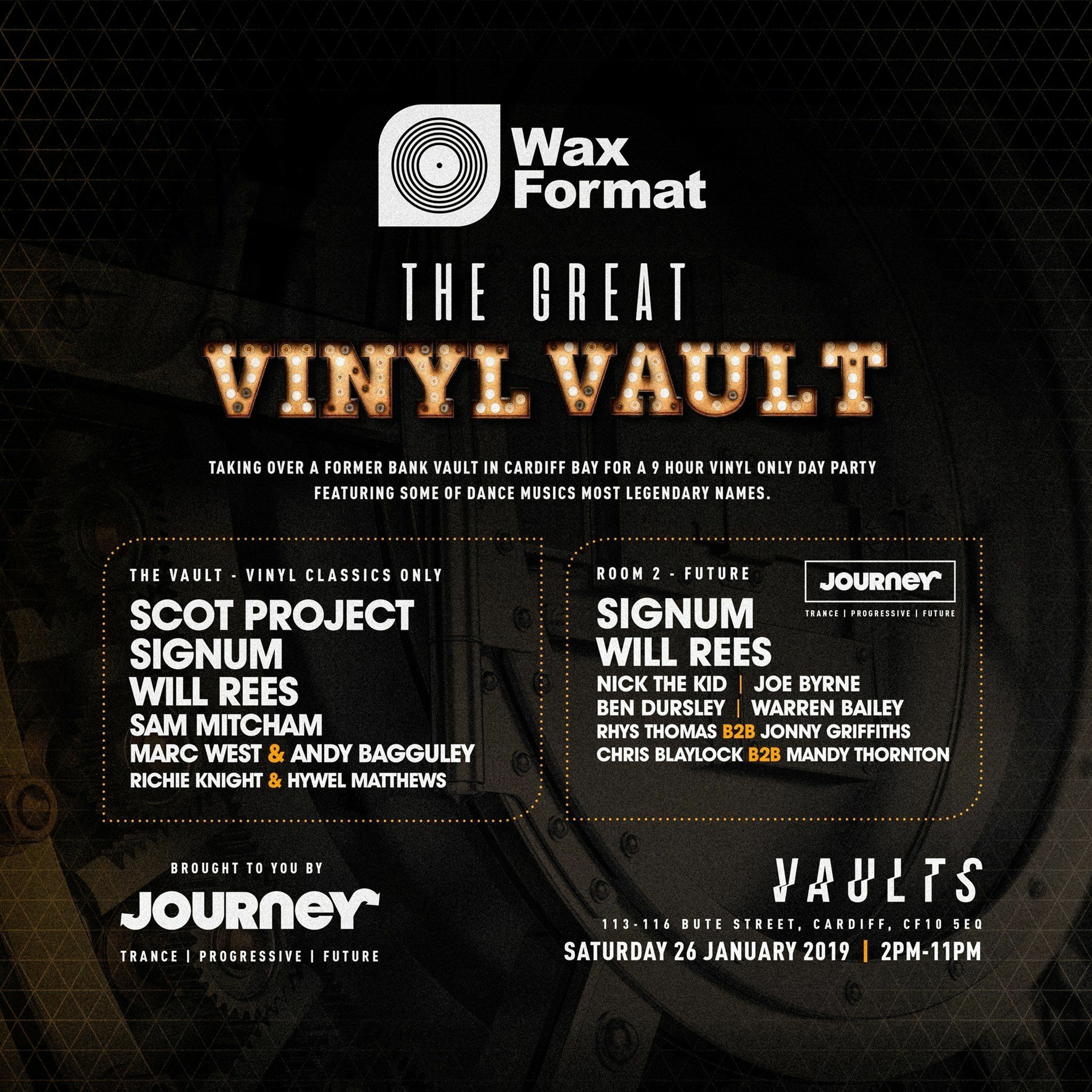 Wax Format, The Vaults Cardiff [Vinyl Only Set] 26.01.19 episode artwork