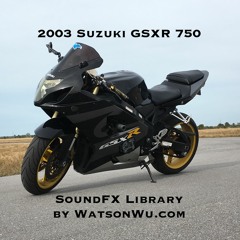 Suzuki GSXR 750 Motorcycle SoundFX Library