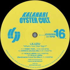 PREMIERE: Liluzu - Scale Libra (Sentiments I Love You Mix) [Kalahari Oyster Cult]