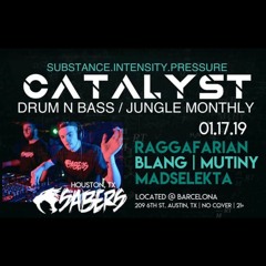 Sabers LIVE @  Barcelona Nightclub, Austin Tx. "CATALYST" (DJ Mix)