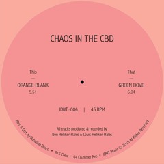 Chaos In The CBD - Orange Blank