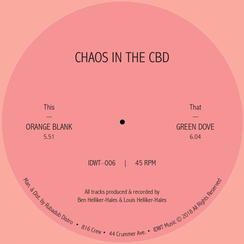 Chaos In The CBD - Orange Blank