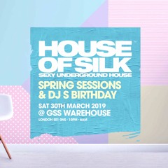 House Of Silk - Part 1 Promo Live Recording DJ S - Spring Sessions - Sat 30th March @ GSS Warehouse