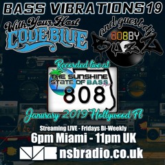 BASS VIBRATIONS 019 ** Bobby Buzz // Code Blue ** Recorded Live @ Sunshine State of Bass
