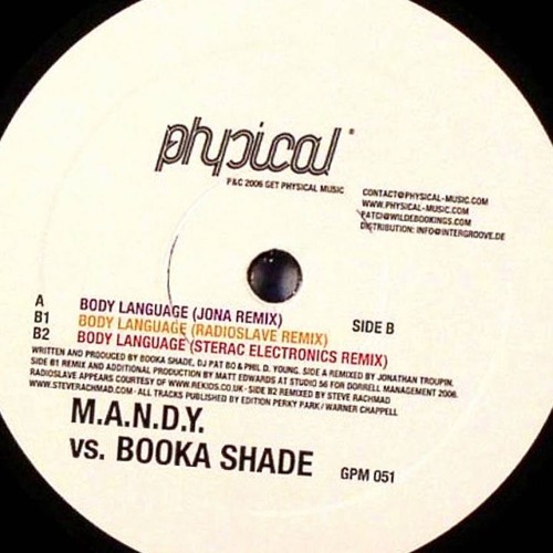 Stream M.A.N.D.Y. vs. Booka Shade - Body Language (Jona remix) [Get  Physical Music] by Jona | Listen online for free on SoundCloud