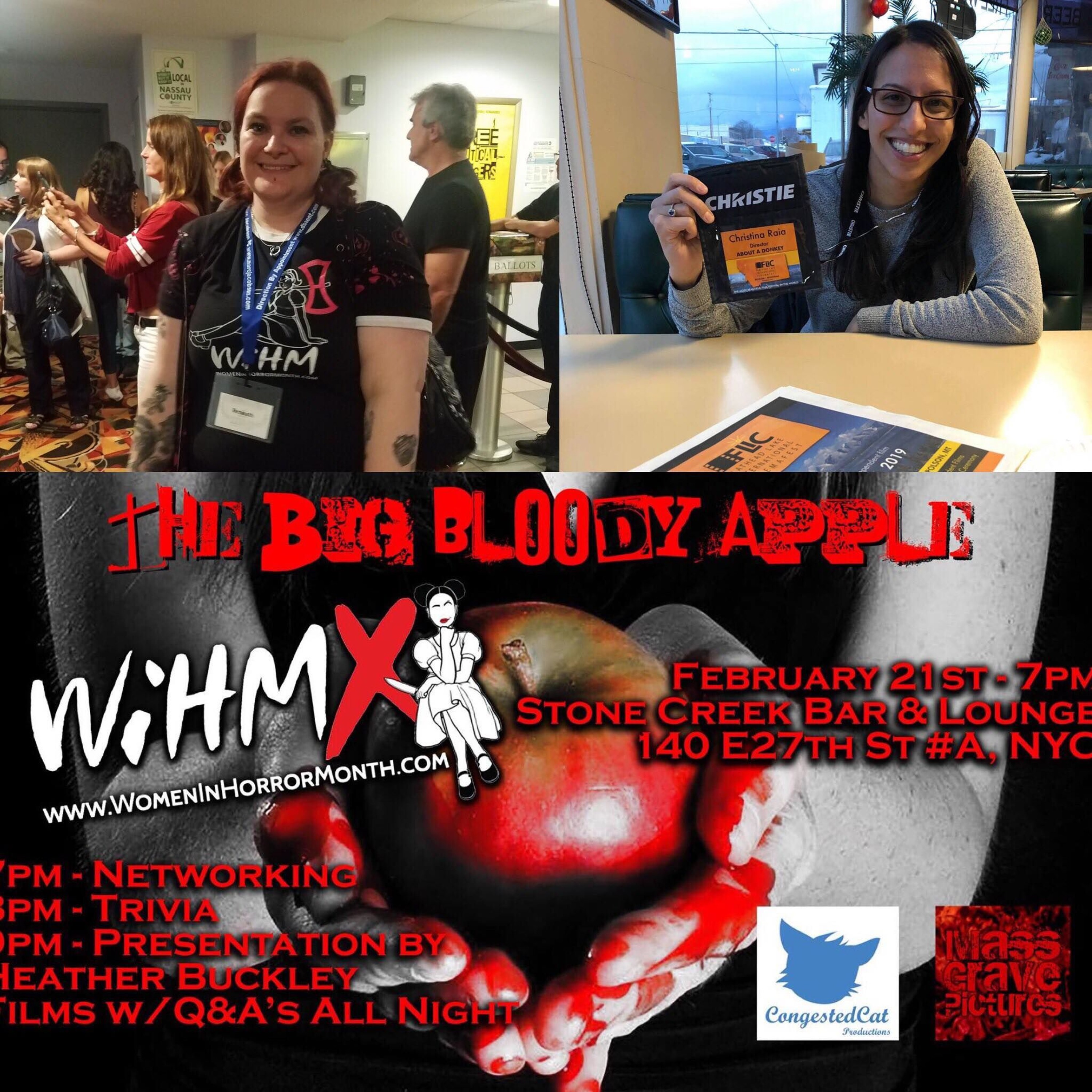 HHR Ep. 299 We Talk the Feb 21st Women in Horror Event "The Bloody Big Apple" episode artwork