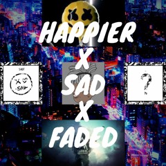Happier X Faded X Sad {Instrumental Remix} (Marshmello, Alan Walker, XXXTentacion) [prod. kolb] free