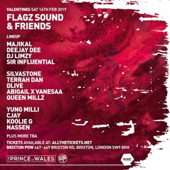Flagz Sound & Friends Live Promo Mix - 16th Feb - POW Brixton
