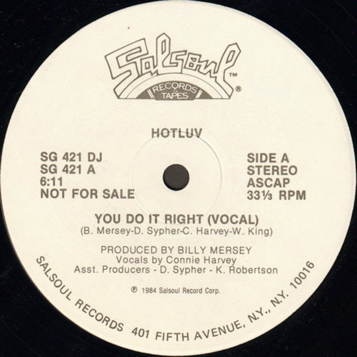 Hotluv - you do it right ( mikeandtess edit 4 mix)