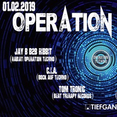 Jay B b2b Ribbit @ Operation Techno #14 - 01.02.19
