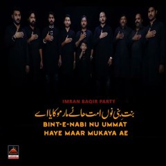 Imran Baqir Party - Bint-e-Nabi Nu Ummat Haye Maar Mukaya Ae - Ayam e Fatimiya 2019