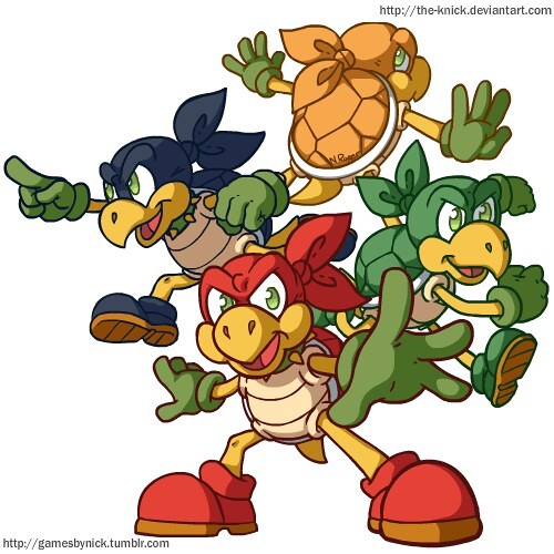 Attack of the Koopa Bros (Paper Mario) by (shadowmario23)