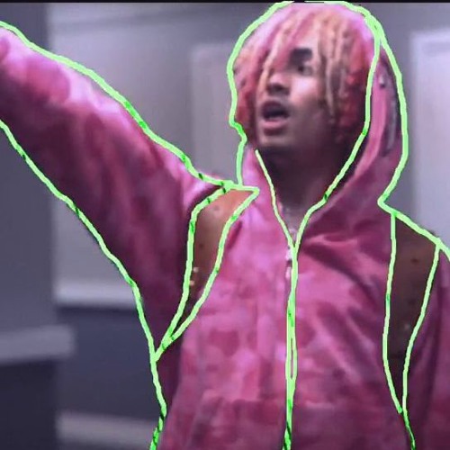 lil pump pink hoodie