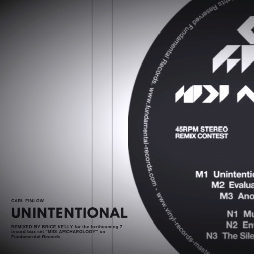 CARL FINLOW - UNINTENTIONAL (BRICE KELLY REMIX)(FUNDAMENTAL RECORDS MIDI ARCHAEOLOGY BOX SET)