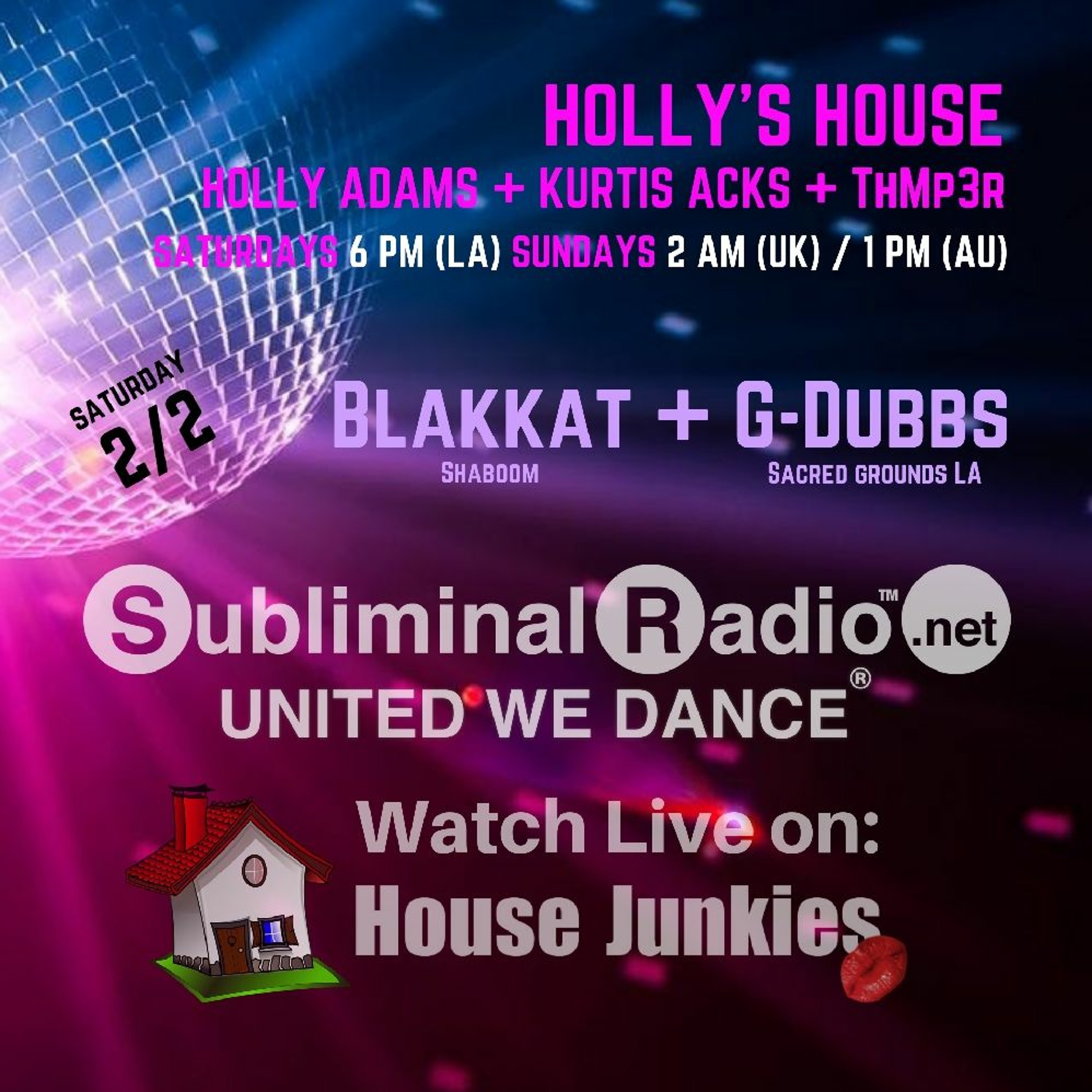 Blakkat | Holly's House on Subliminal Radio | Show 061 episode artwork