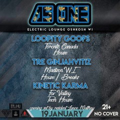 AS ONE Oshkosh WI Jan 2019 Loopity Scott Live @ Te