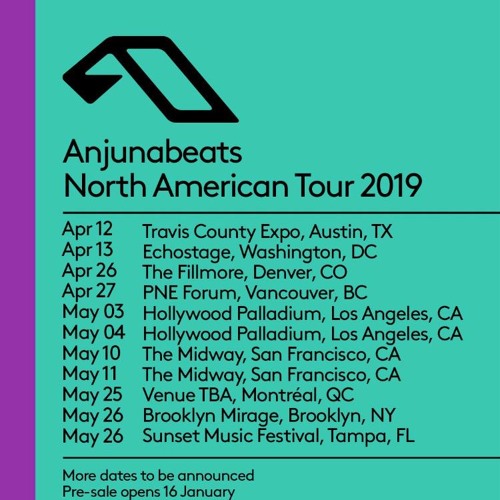 HUЯRICANE - Progressive Mix 029(Anjunabeats North American Tour 2019 Mix)