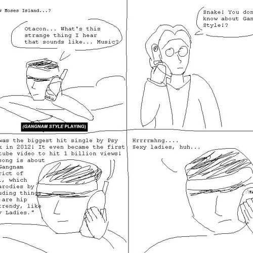 Snake doesn't know what Gangnam Style is