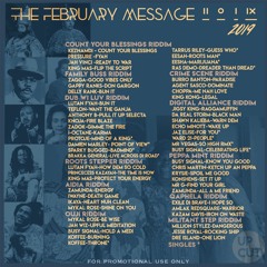THE FEBRUARY MESSAGE 2019 (conscious reggae mixtape)