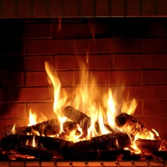 Asmr Fireplace Crackling With Howling Wind And Chirping Crickets